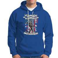 American Veteran Hoodie I Walked The Walked So You Could Talk The Talk American Flag - Wonder Print Shop