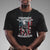 American Veteran T Shirt I Walked The Walked So You Could Talk The Talk American Flag - Wonder Print Shop