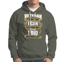 American Veteran Hoodie Veteran It's That I Did And Others Didn't Proud Patriot - Wonder Print Shop