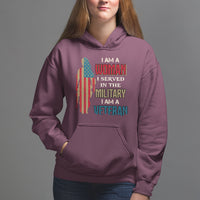 Female Veteran Hoodie I Am A Woman I Served In The Military I Am Veteran - Wonder Print Shop