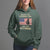 Female Veteran Hoodie I'm Not The Veteran's Wife I Am The Veteran American Flag - Wonder Print Shop