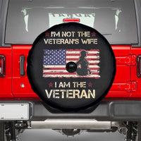 Female Veteran Spare Tire Cover I'm Not The Veteran's Wife I Am The Veteran American Flag