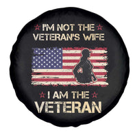 Female Veteran Spare Tire Cover I'm Not The Veteran's Wife I Am The Veteran American Flag