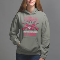 Female Veteran Hoodie Touch Me And Your First Lesson Is Free Strong Women Dog Tags - Wonder Print Shop