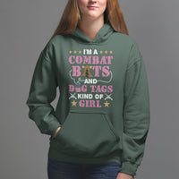 Female Veteran Hoodie I'm A Combat Boots And Dog Tags Kind Of Girl - Wonder Print Shop