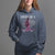 Female Veteran Hoodie Served Like A Girl American Flag US Pride - Wonder Print Shop