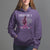 Female Veteran Hoodie Served Like A Girl American Flag US Pride - Wonder Print Shop