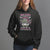 Female Veteran Hoodie With Three Sides But The Side You Never Want To See Army Messy Bun - Wonder Print Shop