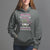 Female Veteran Hoodie With Three Sides But The Side You Never Want To See Army Messy Bun - Wonder Print Shop