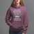 Female Veteran Hoodie With Three Sides But The Side You Never Want To See Army Messy Bun - Wonder Print Shop