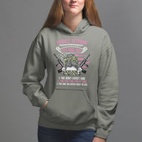 Female Veteran Hoodie With Three Sides But The Side You Never Want To See Army Messy Bun - Wonder Print Shop