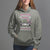 Female Veteran Hoodie With Three Sides But The Side You Never Want To See Army Messy Bun - Wonder Print Shop