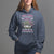 Female Veteran Hoodie With Three Sides But The Side You Never Want To See Army Messy Bun - Wonder Print Shop