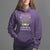 Female Veteran Hoodie With Three Sides But The Side You Never Want To See Army Messy Bun - Wonder Print Shop
