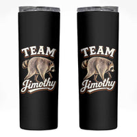 Team Jimothy Funny Viral Seattle Raccoon Legend Skinny Tumbler Trash Panda Meme Vintage Sports Style Graphic