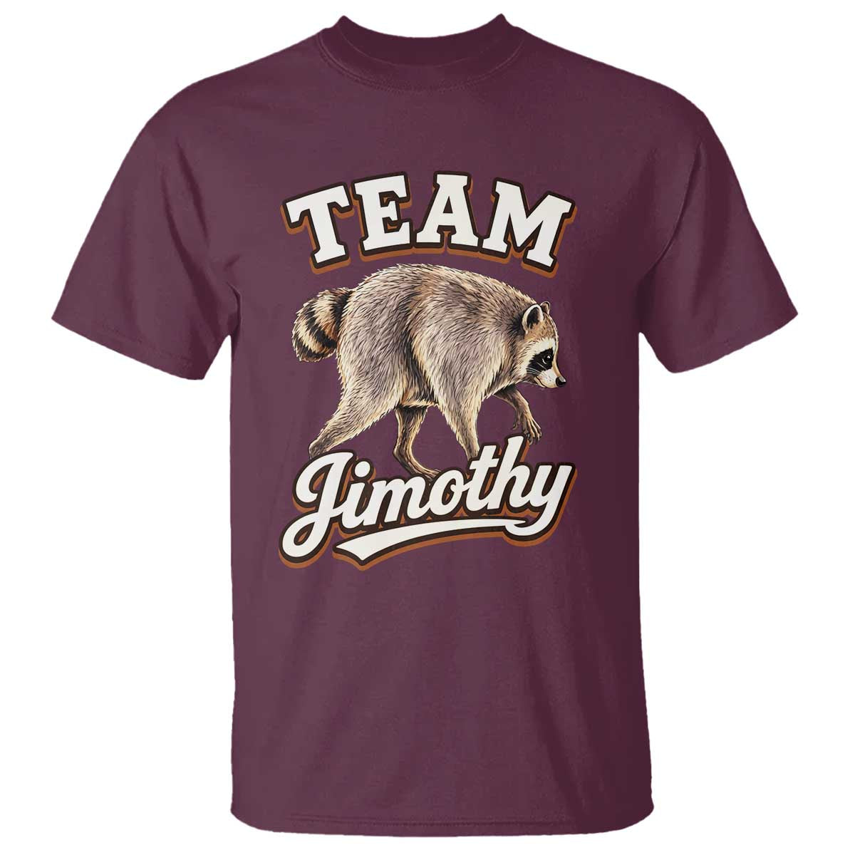 Team Jimothy Funny Viral Seattle Raccoon Legend T Shirt Trash Panda Meme Vintage Sports Style Graphic
