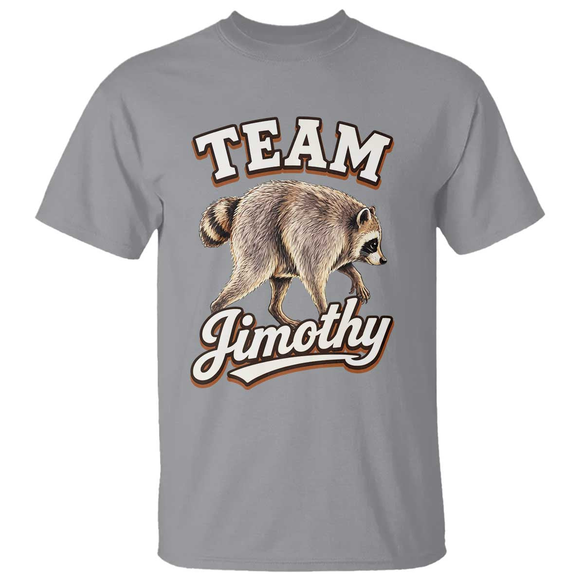 Team Jimothy Funny Viral Seattle Raccoon Legend T Shirt Trash Panda Meme Vintage Sports Style Graphic