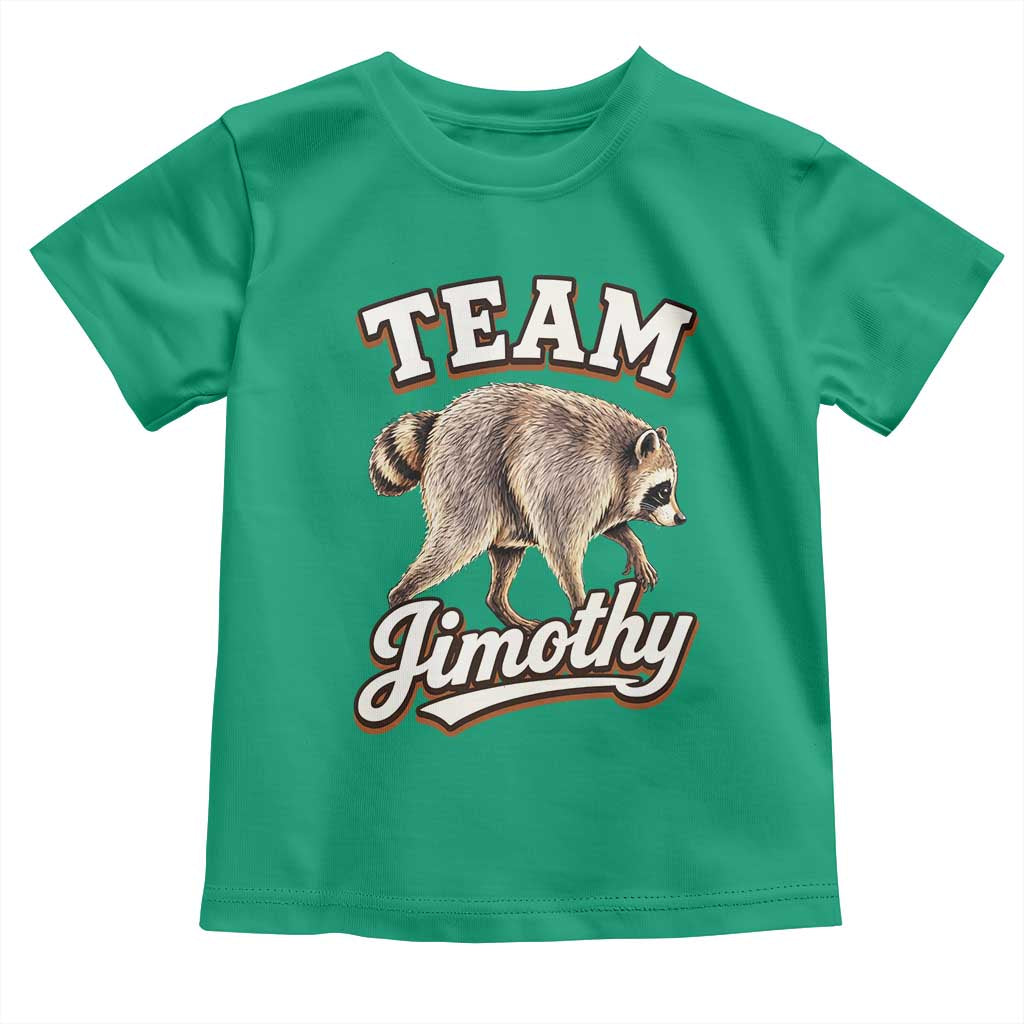 Team Jimothy Funny Viral Seattle Raccoon Legend Toddler T Shirt Trash Panda Meme Vintage Sports Style Graphic