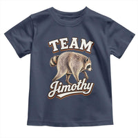 Team Jimothy Funny Viral Seattle Raccoon Legend Toddler T Shirt Trash Panda Meme Vintage Sports Style Graphic