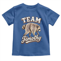 Team Jimothy Funny Viral Seattle Raccoon Legend Toddler T Shirt Trash Panda Meme Vintage Sports Style Graphic