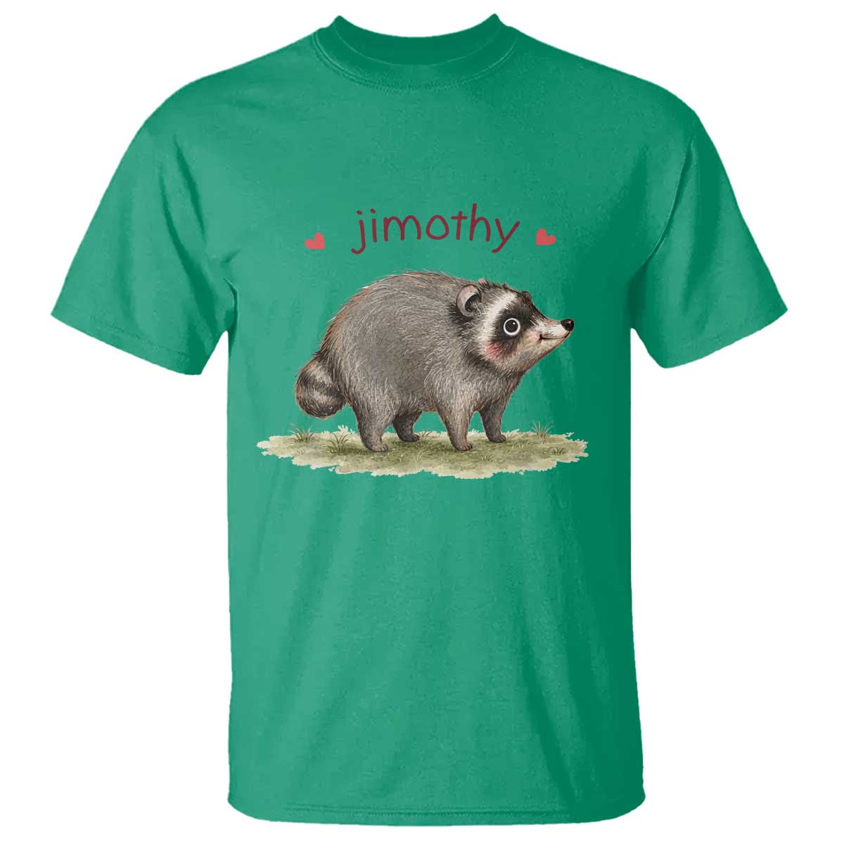 Cute Watercolor Viral Jimothy the Raccoon T Shirt Viral Seattle Trash Panda Meme