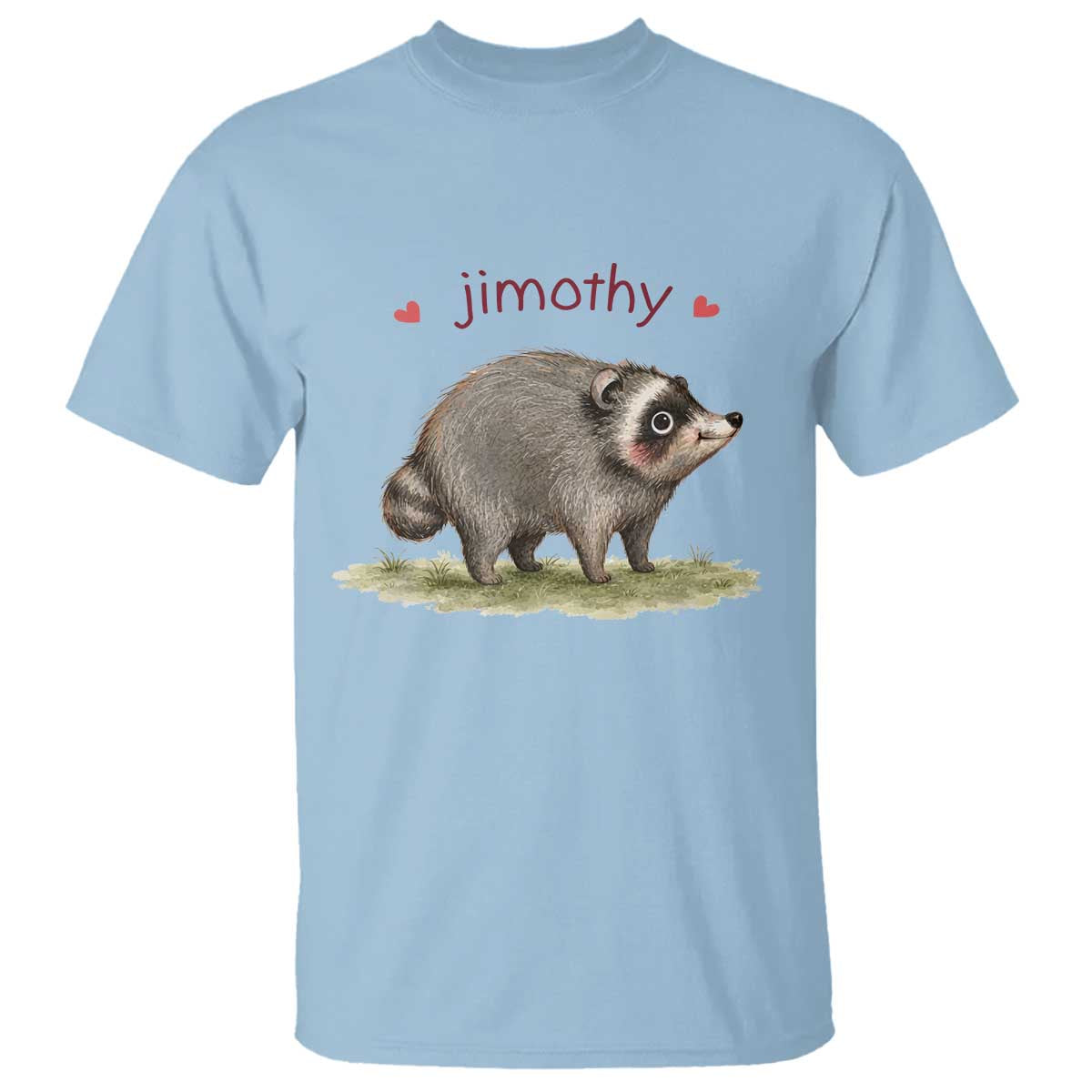 Cute Watercolor Viral Jimothy the Raccoon T Shirt Viral Seattle Trash Panda Meme