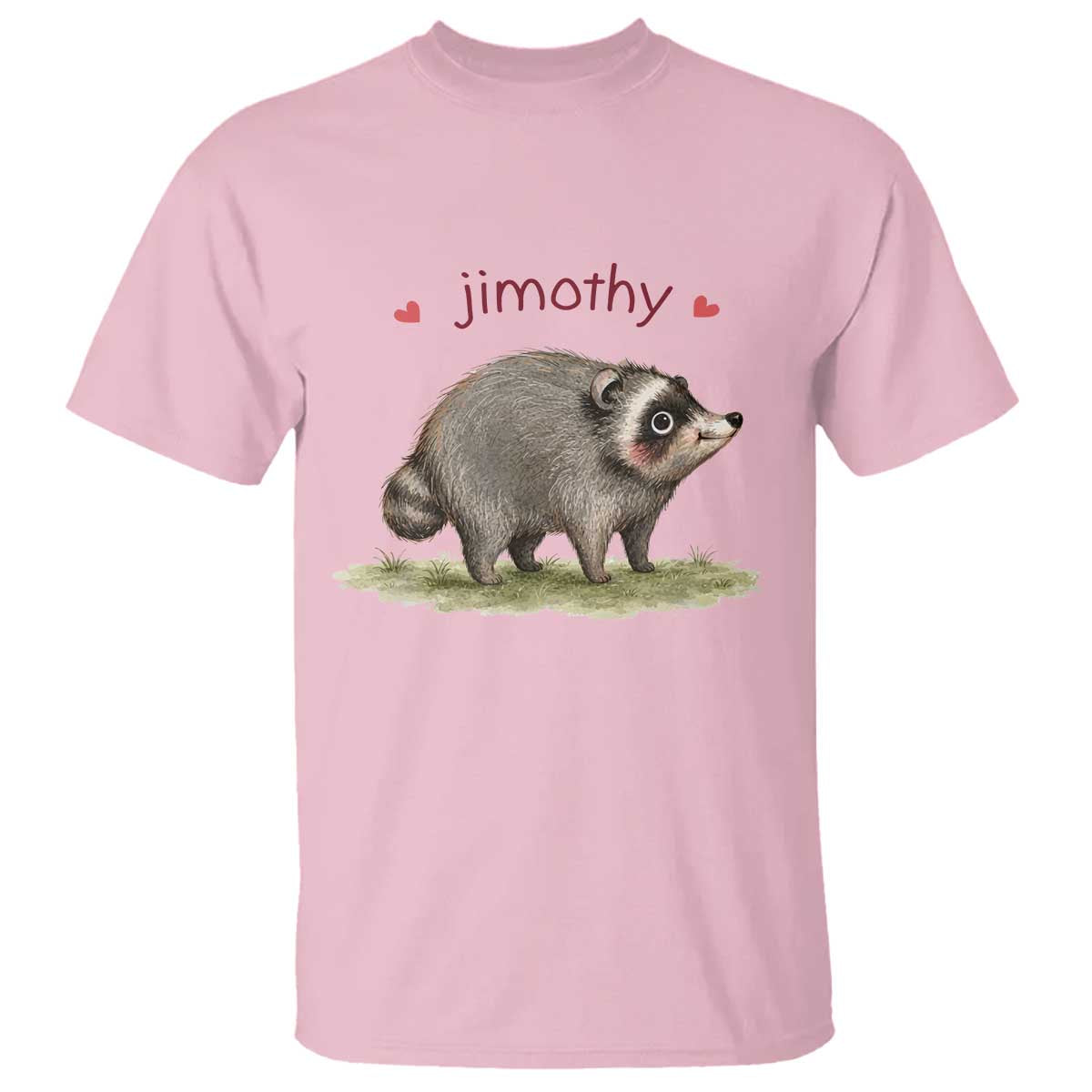Cute Watercolor Viral Jimothy the Raccoon T Shirt Viral Seattle Trash Panda Meme