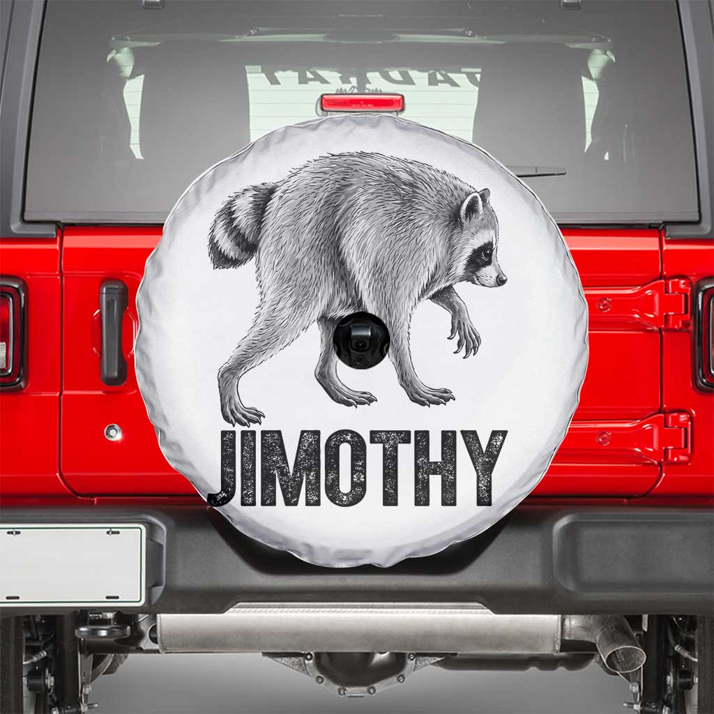 Viral Seattle Jimothy the Raccoon Spare Tire Cover Vintage Trash Panda Meme Graphic