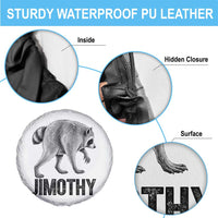 Viral Seattle Jimothy the Raccoon Spare Tire Cover Vintage Trash Panda Meme Graphic