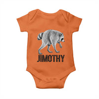 Viral Seattle Jimothy the Raccoon Baby Onesie Vintage Trash Panda Meme Graphic