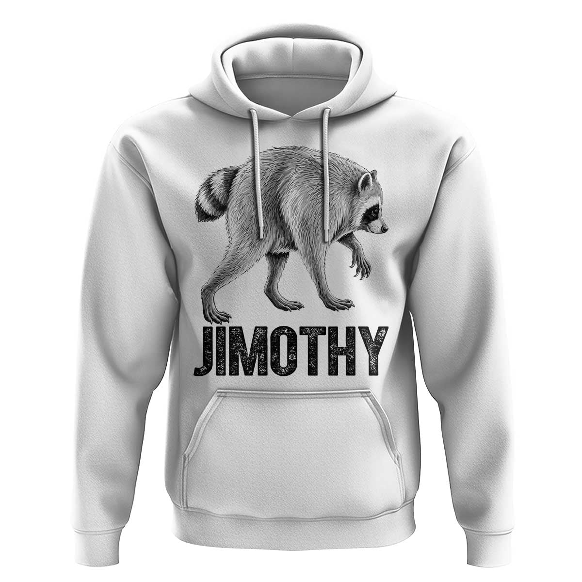 Viral Seattle Jimothy the Raccoon Hoodie Vintage Trash Panda Meme Graphic