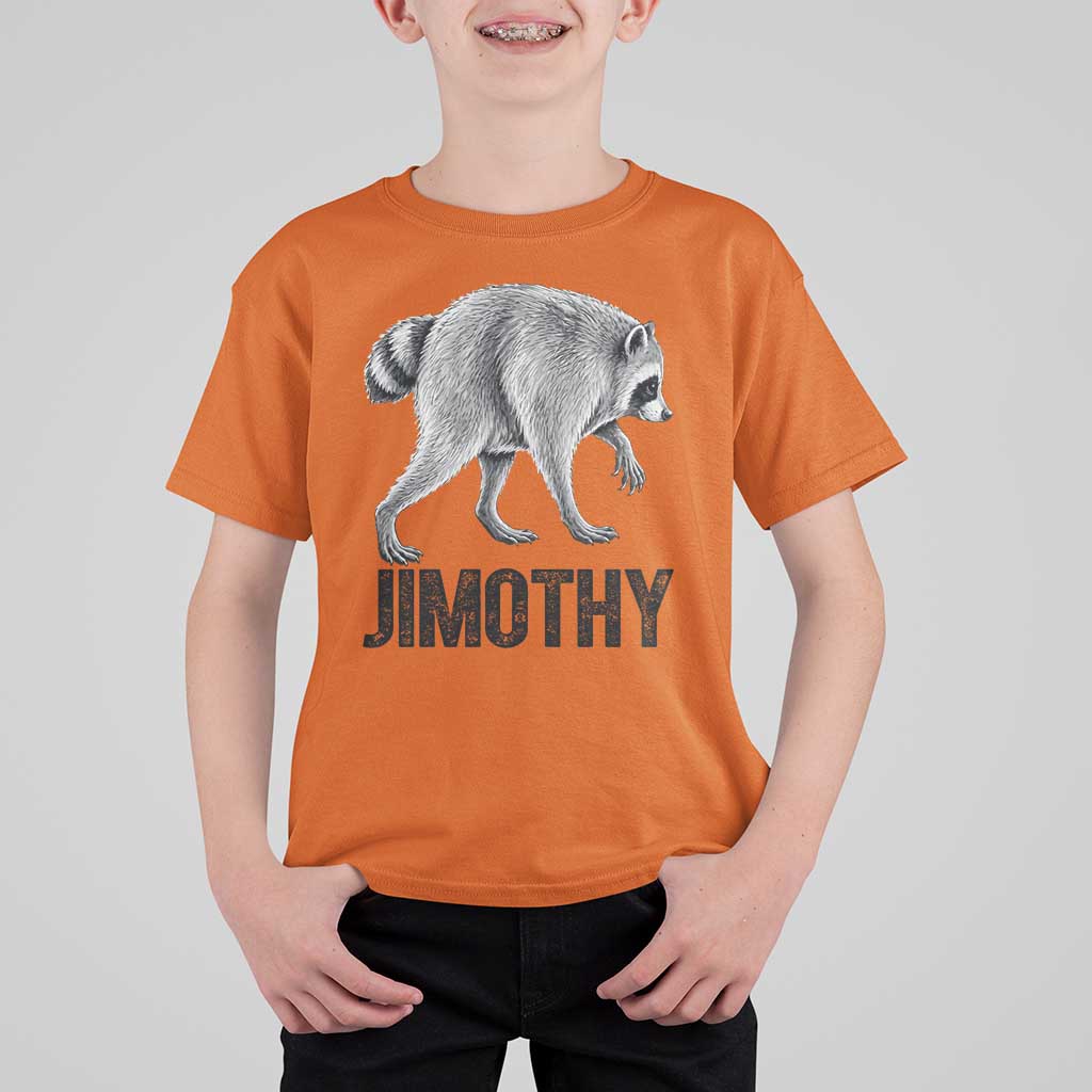 Viral Seattle Jimothy the Raccoon T Shirt For Kid Vintage Trash Panda Meme Graphic
