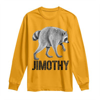 Viral Seattle Jimothy the Raccoon Long Sleeve Shirt Vintage Trash Panda Meme Graphic