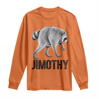 Viral Seattle Jimothy the Raccoon Long Sleeve Shirt Vintage Trash Panda Meme Graphic