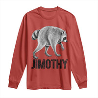 Viral Seattle Jimothy the Raccoon Long Sleeve Shirt Vintage Trash Panda Meme Graphic