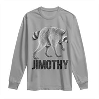 Viral Seattle Jimothy the Raccoon Long Sleeve Shirt Vintage Trash Panda Meme Graphic