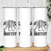 Viral Seattle Jimothy the Raccoon Skinny Tumbler Vintage Trash Panda Meme Graphic