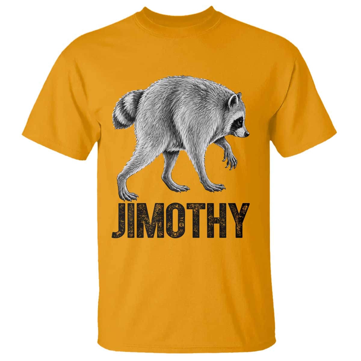 Viral Seattle Jimothy the Raccoon T Shirt Vintage Trash Panda Meme Graphic