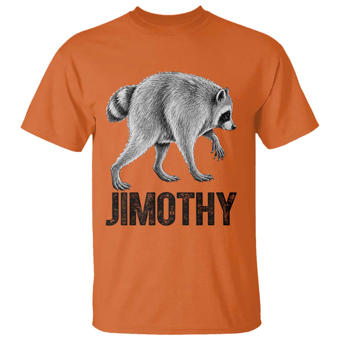 Viral Seattle Jimothy the Raccoon T Shirt Vintage Trash Panda Meme Graphic