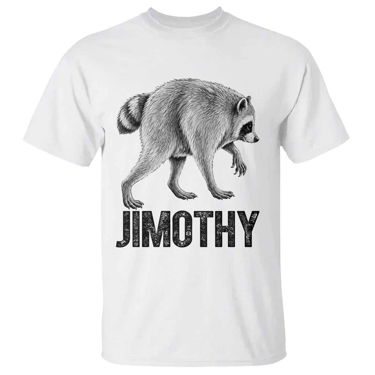 Viral Seattle Jimothy the Raccoon T Shirt Vintage Trash Panda Meme Graphic