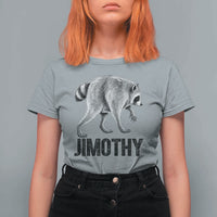 Viral Seattle Jimothy the Raccoon T Shirt For Women Vintage Trash Panda Meme Graphic