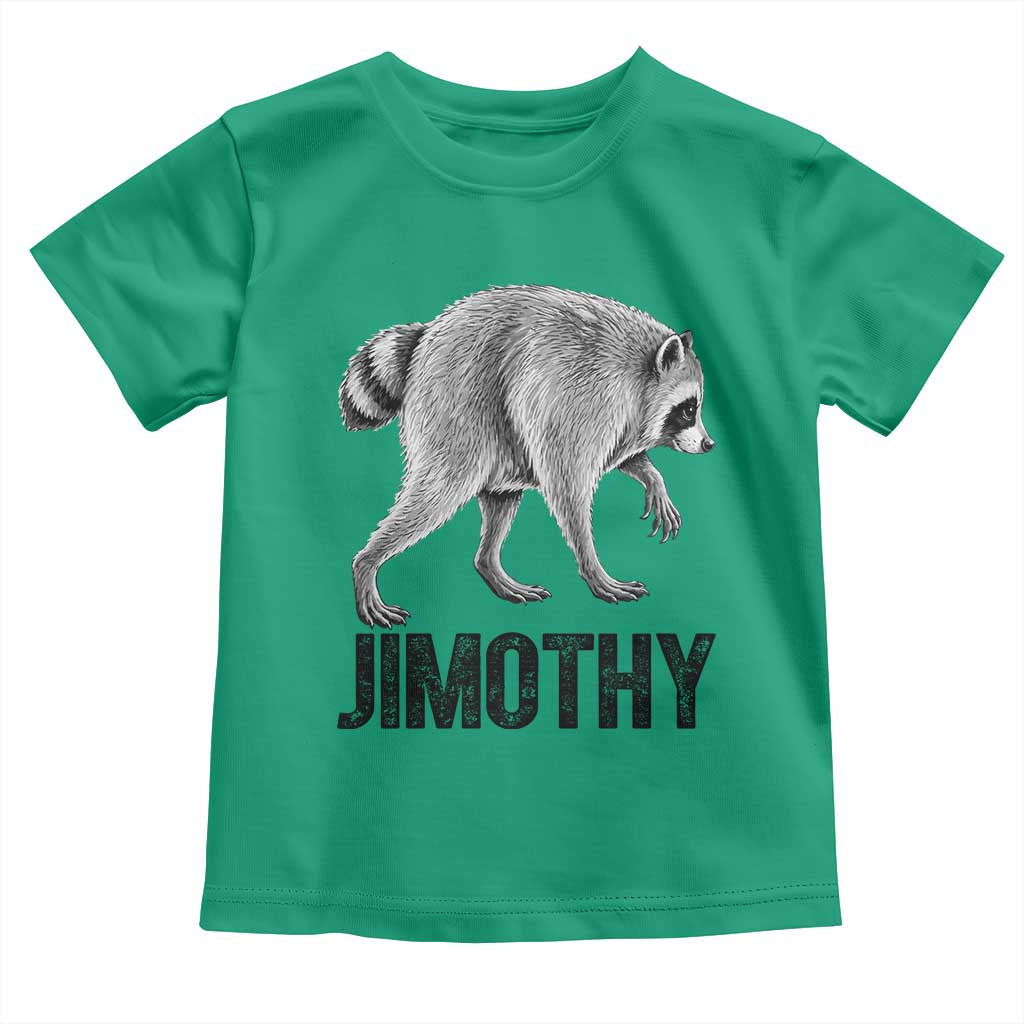 Viral Seattle Jimothy the Raccoon Toddler T Shirt Vintage Trash Panda Meme Graphic