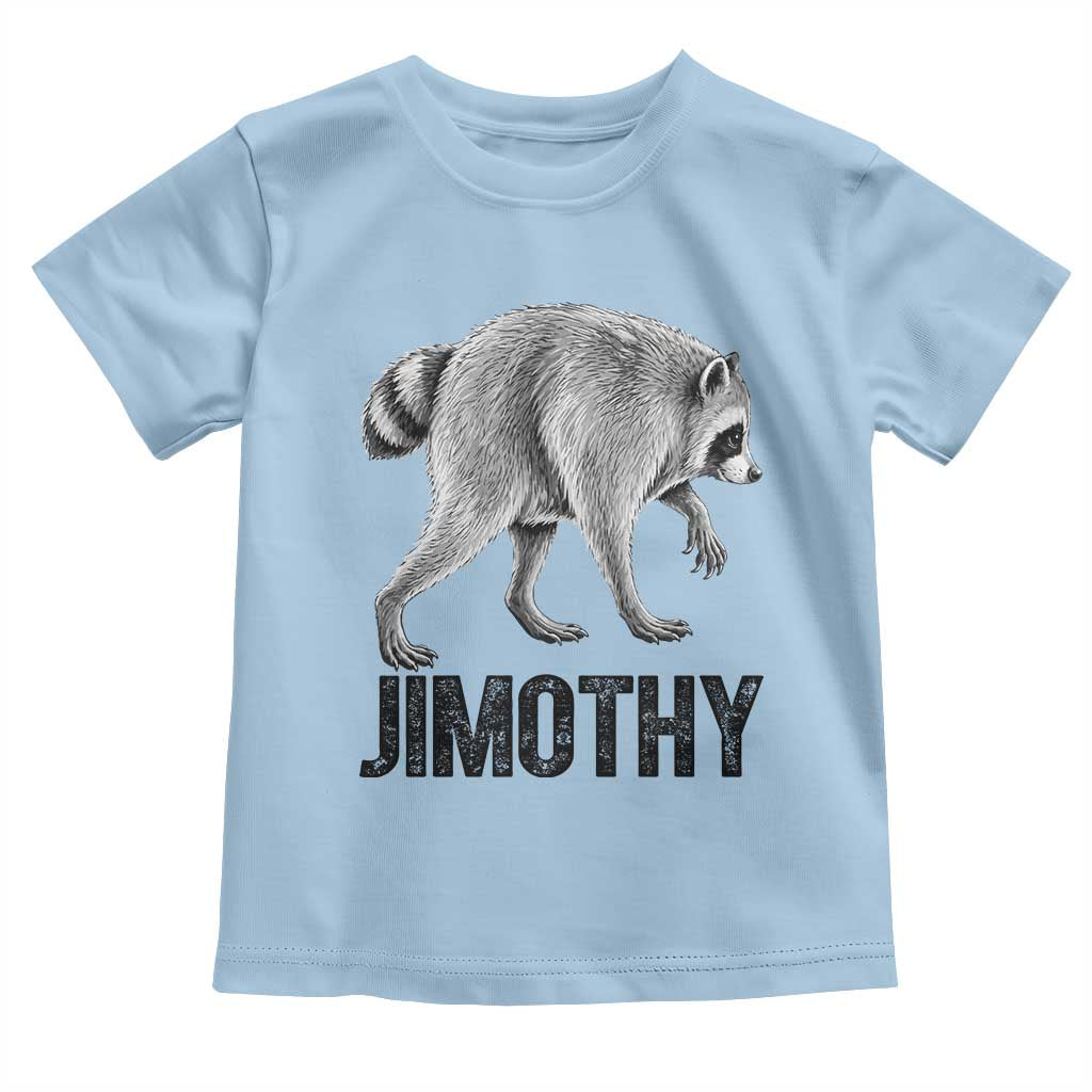 Viral Seattle Jimothy the Raccoon Toddler T Shirt Vintage Trash Panda Meme Graphic