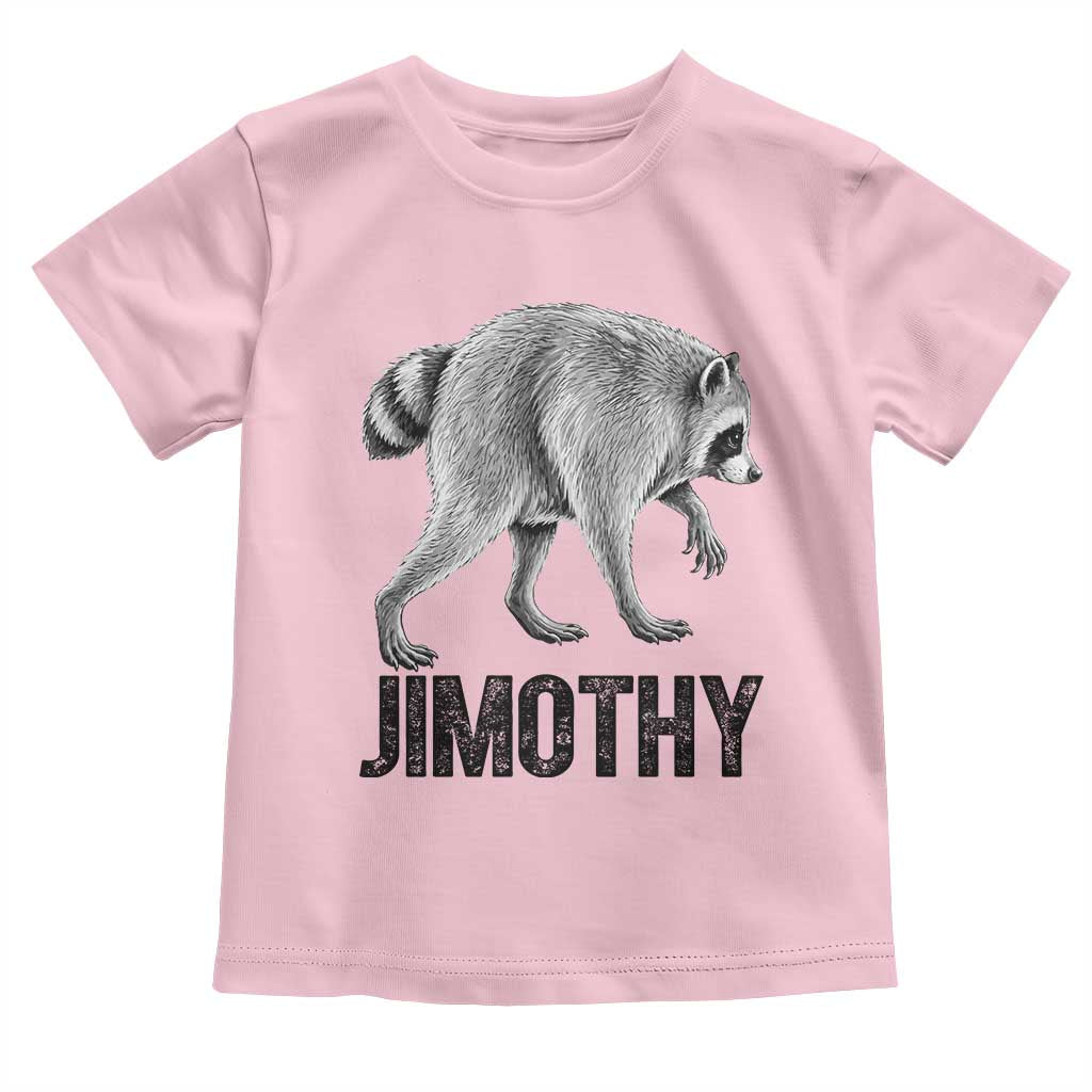 Viral Seattle Jimothy the Raccoon Toddler T Shirt Vintage Trash Panda Meme Graphic