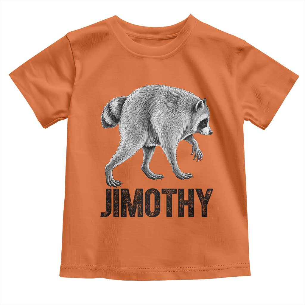Viral Seattle Jimothy the Raccoon Toddler T Shirt Vintage Trash Panda Meme Graphic