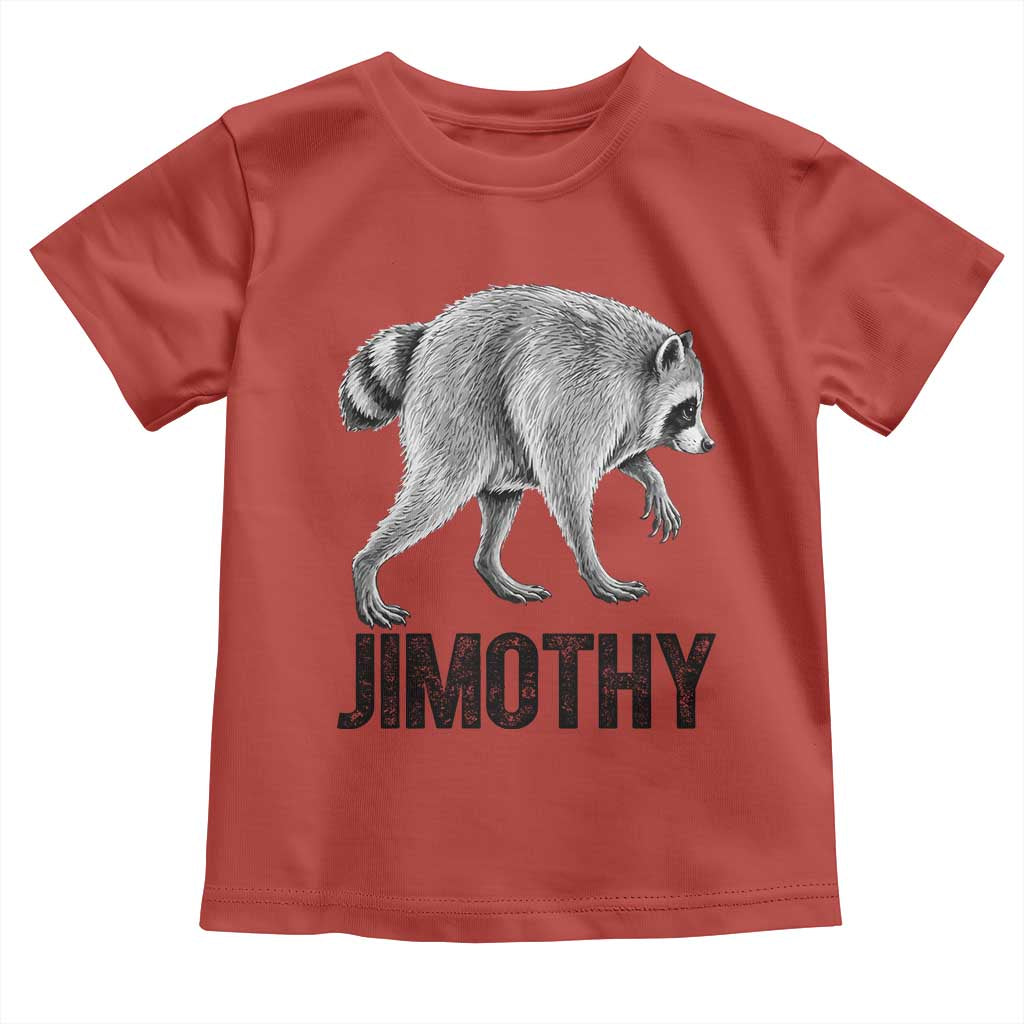 Viral Seattle Jimothy the Raccoon Toddler T Shirt Vintage Trash Panda Meme Graphic