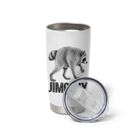 Viral Seattle Jimothy the Raccoon Tumbler Cup Vintage Trash Panda Meme Graphic