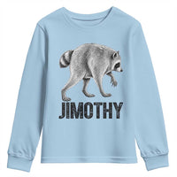 Viral Seattle Jimothy the Raccoon Youth Sweatshirt Vintage Trash Panda Meme Graphic