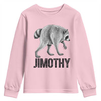Viral Seattle Jimothy the Raccoon Youth Sweatshirt Vintage Trash Panda Meme Graphic
