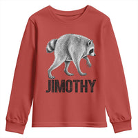 Viral Seattle Jimothy the Raccoon Youth Sweatshirt Vintage Trash Panda Meme Graphic